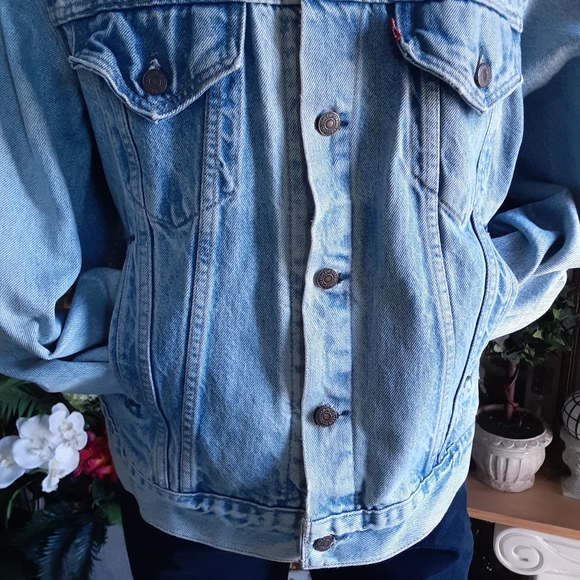 Vtg, Levi Strauss Lot#71526-0214, USA Size 50 Trucker Style - Picture 4 of 16